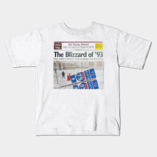 Atlanta Blizzard of 93 Kids T-Shirt